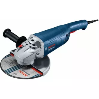 BOSCH GWS 2200, uhlová brúska, 2.200 W, 6.500 – 6.500 ot/min, 230 mm, aretovateľný spínač BOSCH GWS 2200, uhlová brúska, 2.200 W, 6.500 – 6.500 ot/min, 230 mm, aretovateľný spínač