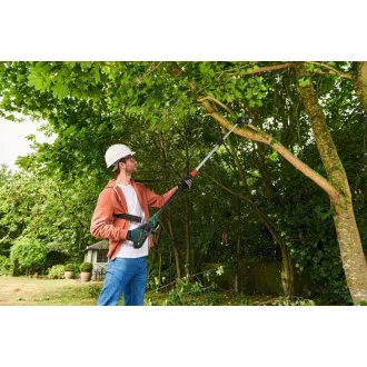 BOSCH UniversalChainPole 18, akumulátorový teleskopický prerezávač vetiev, 18 V, lišta 20 cm, 4 m/s, akumulátor