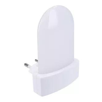 Solight nočné LED RGB svetielko so svetelným sensorom, voliteľná farba svetla, 230V