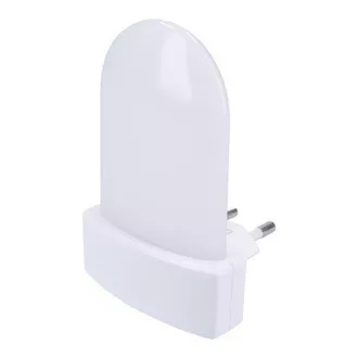 Solight nočné LED RGB svetielko so svetelným sensorom, voliteľná farba svetla, 230V