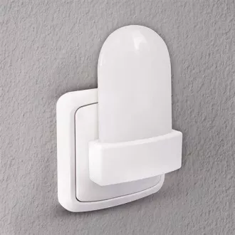 Solight nočné LED RGB svetielko so svetelným sensorom, voliteľná farba svetla, 230V