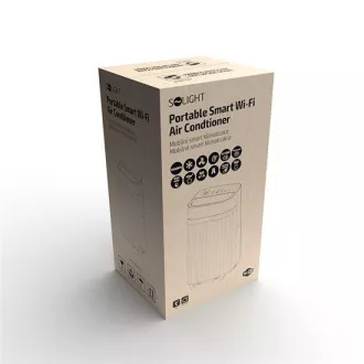 Solight mobilná klimatizácia 12000 BTU, smart WiFi, chladenie, odvlhčovanie, ventilátor Solight mobilná klimatizácia 12000 BTU, smart WiFi, chladenie, odvlhčovanie, ventilátor