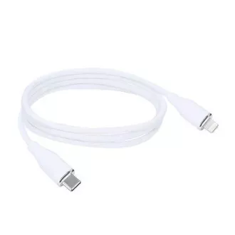 Solight USB-C/Lightning kábel, USB-C konektor - Lightning konektor, silikón, 1m