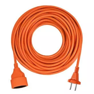 Solight 1z pohyblivý prívod - spojka, 10m, 2 x 1, 5mm2, oranžová