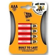 JCB zinkovo-chloridová batéria R03, blister 4 ks
