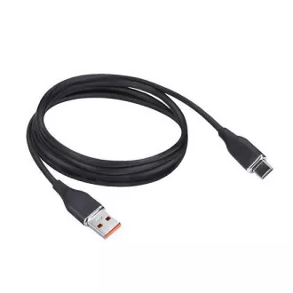 Solight USB-C kábel, USB 2.0 A konektor - USB-C 3.1 konektor, silikón, 2m