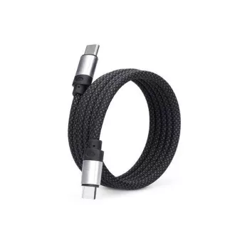 Solight magnetický USB-C 3.1 kábel, USB-C konektor - USB-C konektor, 1m