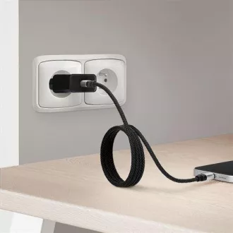 Solight magnetický USB-C 3.1 kábel, USB-C konektor - USB-C konektor, 1m