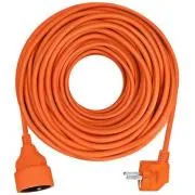 Solight 1z predlžovací prívod - spojka, 15m, 3 x 1, 5mm2, oranžová
