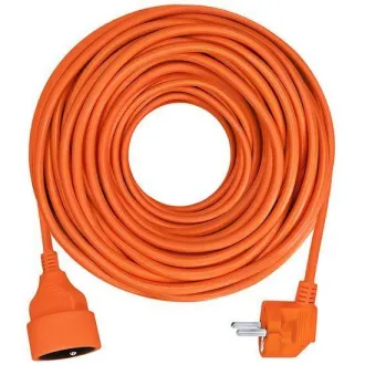 Solight 1z predlžovací prívod - spojka, 15m, 3 x 1, 5mm2, oranžová