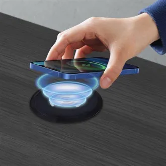 Solight bezdrôtová vstavaná nabíjačka 15W, čierna Solight bezdrôtová vstavaná nabíjačka 15W, čierna