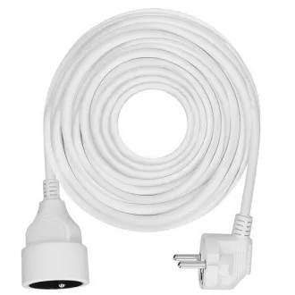 Solight 1z predlžovací prívod - spojka, 15m, 3 x 1, 5mm2, biela