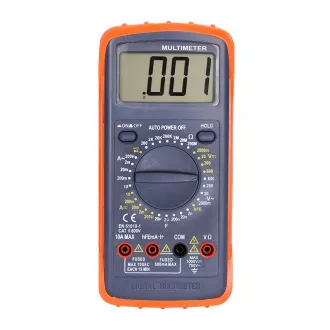 Solight multimeter, max. AC 600V/10A, max. DC 600V/10A, test diódy, bzučiak, hFE, kapacita, odpor Solight multimeter, max. AC 600V/10A, max. DC 600V/10A, test diódy, bzučiak, hFE, kapacita, odpor