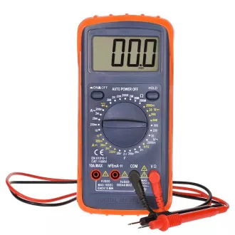 Solight multimeter, max. AC 600V/10A, max. DC 600V/10A, test diódy, bzučiak, hFE, kapacita, odpor Solight multimeter, max. AC 600V/10A, max. DC 600V/10A, test diódy, bzučiak, hFE, kapacita, odpor