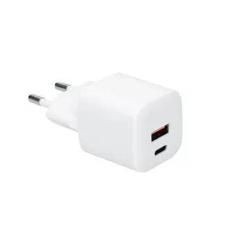 Solight USB-C + USB-A Fast Charger GaN 20W PD