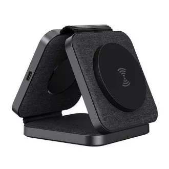 Solight cestovná nabíjačka 3v1, MagSafe kompatibilná