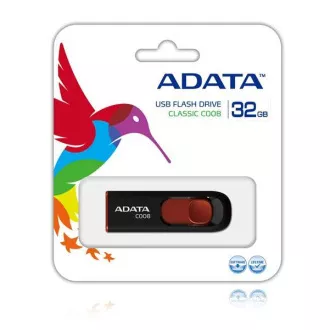 ADATA Flash Disk 32GB C008, USB 2.0 Classic, čierna