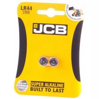 JCB alkalická batéria LR44, blister 2 ks JCB alkalická batéria LR44, blister 2 ks
