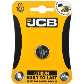 JCB gombíková lítiová batéria CR2032, blister 1 ks