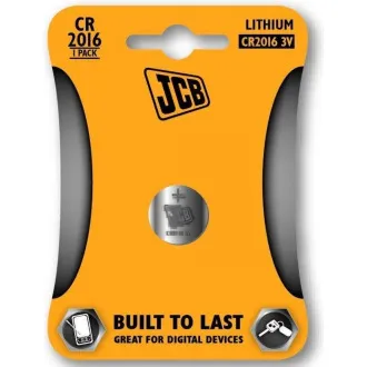 JCB gombíková lítiová batéria CR2016, blister 1 ks