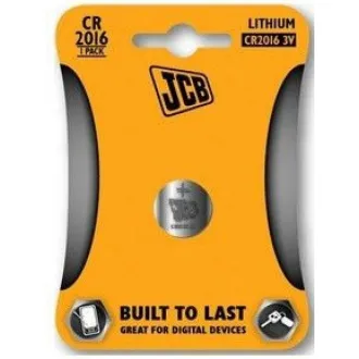JCB gombíková lítiová batéria CR2016, blister 1 ks