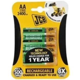 JCB RTU NiMH AA/R06, min.2400mAh, prednabitá, blister 4 ks