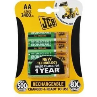 JCB RTU NiMH AA/R06, min.2400mAh, prednabitá, blister 4 ks
