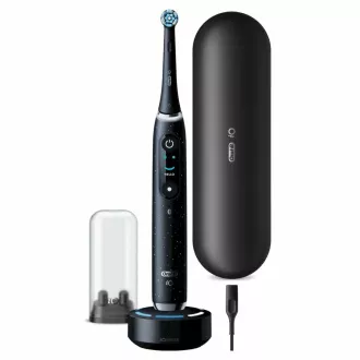 Oral-B iO Series 10 Cosmic Black elektrická zubná kefka, magnetická, 7 režimov, AI, časovač, 3D mapovanie