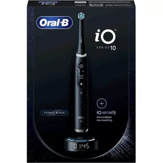 Oral-B iO Series 10 Cosmic Black elektrická zubná kefka, magnetická, 7 režimov, AI, časovač, 3D mapovanie