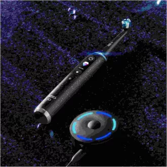 Oral-B iO Series 10 Cosmic Black elektrická zubná kefka, magnetická, 7 režimov, AI, časovač, 3D mapovanie