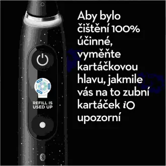 Oral-B iO Series 10 Cosmic Black elektrická zubná kefka, magnetická, 7 režimov, AI, časovač, 3D mapovanie