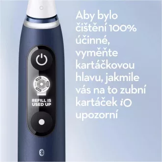 Oral-B iO Series 7 Sapphire elektrická zubná kefka, 5 režimov, cestovné puzdro, rýchlonabíjacia stanica