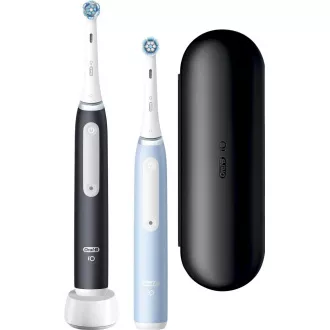 Oral-B iO Series 3 Duo Black & Blue elektrická zubná kefka, 3 režimy, časovač, tlakový senzor, puzdro Oral-B iO Series 3 Duo Black & Blue elektrická zubná kefka, 3 režimy, časovač, tlakový senzor, puzdro