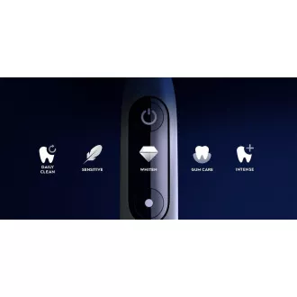Oral-B iO Series 6 elektrická zubná kefka, 5 režimov, časovač, tlakový senzor, mobilné aplikácie, biela