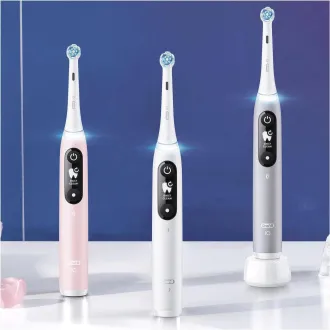 Oral-B iO Series 6 elektrická zubná kefka, 5 režimov, časovač, tlakový senzor, mobilné aplikácie, biela Oral-B iO Series 6 elektrická zubná kefka, 5 režimov, časovač, tlakový senzor, mobilné aplikácie, biela