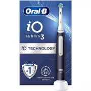 Oral-B iO Series 3 Matt Black elektrická zubná kefka, magnetická, 3 režimy, tlakový senzor