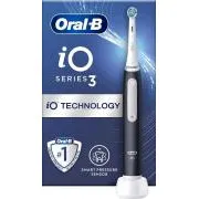Oral-B iO Series 3 Matt Black elektrická zubná kefka, magnetická, 3 režimy, tlakový senzor - Rozbalené