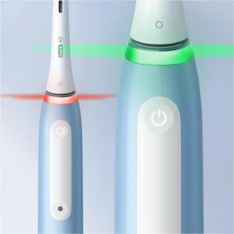 Oral-B iO3 Ice Blue elektrická zubná kefka, magnetická, 3 režimy, časovač, tlakový senzor, modrý