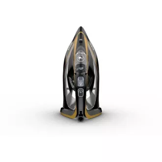 Tefal FV9865E0 Ultimate Pure naparovacia žehlička, 3000 W, automatické vypnutie, kropenie, rýchle nahriatie, čierna / zlatá Tefal FV9865E0 Ultimate Pure naparovacia žehlička, 3000 W, automatické vypnutie, kropenie, rýchle nahriatie, čierna / zlatá