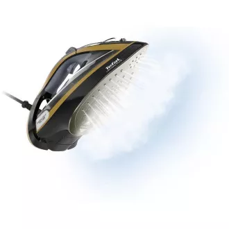 Tefal FV9865E0 Ultimate Pure naparovacia žehlička, 3000 W, automatické vypnutie, kropenie, rýchle nahriatie, čierna / zlatá Tefal FV9865E0 Ultimate Pure naparovacia žehlička, 3000 W, automatické vypnutie, kropenie, rýchle nahriatie, čierna / zlatá