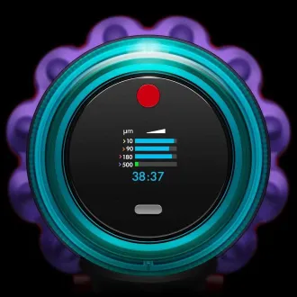 Dyson Gen5detect Absolute vysávač tyčový vysávač, akumulátorový, 280 AW, HEPA filter, LED displej