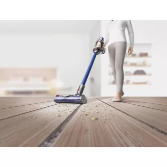 Dyson V11 Absolute akumulátorový vysvač, Li-Ion batéria, LCD displej, 3 režimy, zberná nádoba, modrý / strieborný - Rozbalené