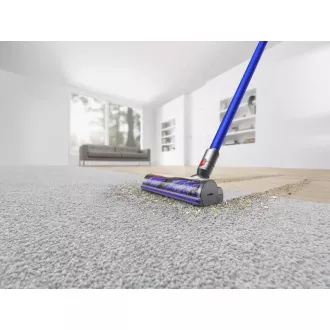 Dyson V11 Absolute akumulátorový vysvač, Li-Ion batéria, LCD displej, 3 režimy, zberná nádoba, modrý / strieborný - Rozbalené