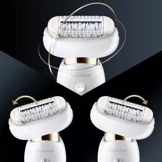 Braun Silk-épil 9 Flex SES 9030 3D epilátor, vodotesný, technológia SensoSmart, ergonomická rukoväť, biela / zlatá Braun Silk-épil 9 Flex SES 9030 3D epilátor, vodotesný, technológia SensoSmart, ergonomická rukoväť, biela / zlatá