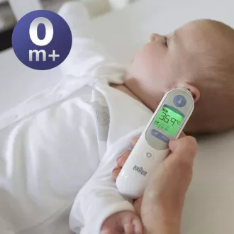 Braun IRT 6520 ThermoScan 7 bezdotykový teplomer, digitálny, ušný, pamäť na 9 meraní