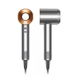 Dyson Supersonic HD07 sušič vlasov, 1600 W, 3 rýchlosti, 4 teploty, rýchle nahrievanie, strieborná/medená
