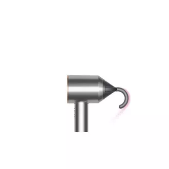 Dyson Supersonic HD07 sušič vlasov, 1600 W, 3 rýchlosti, 4 teploty, rýchle nahrievanie, strieborná/medená