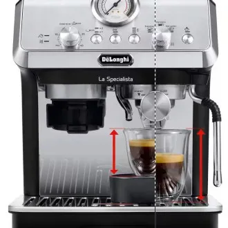 DeLonghi La Špecialista Arte pákový kávovar, 1400 W, vstavaný mlynček, parná tryska MyLatte DeLonghi La Špecialista Arte pákový kávovar, 1400 W, vstavaný mlynček, parná tryska MyLatte