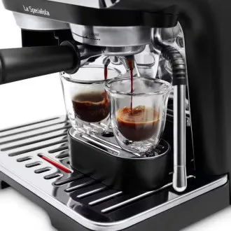 DeLonghi La Špecialista Arte pákový kávovar, 1400 W, vstavaný mlynček, parná tryska MyLatte DeLonghi La Špecialista Arte pákový kávovar, 1400 W, vstavaný mlynček, parná tryska MyLatte