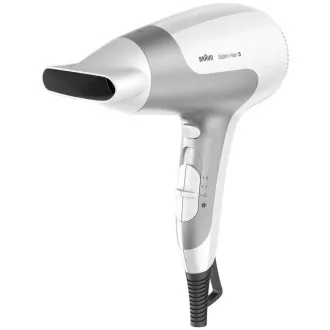 Braun Satin Hair 5 HD580 sušič, 2500 W, 2 rýchlosti, 3 teploty, závesné očko, biely Braun Satin Hair 5 HD580 sušič, 2500 W, 2 rýchlosti, 3 teploty, závesné očko, biely